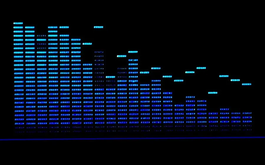 Download the magical blue equalizer image with wonderful details for the background