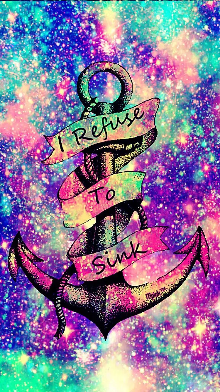 Download attractive wallpaper with galaxy theme and motivational title for phone background