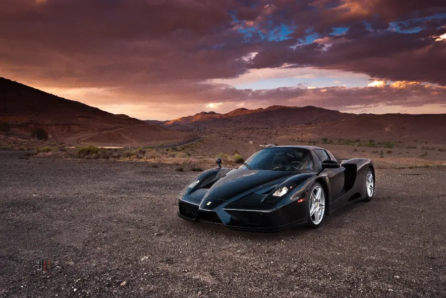 A photo of a Ferrari car for desktop and computer