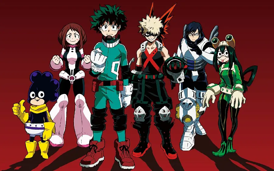Wallpaper of all the characters of My Hero Academia