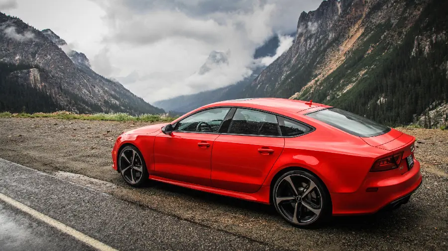 Audi car wallpaper with the best new series color