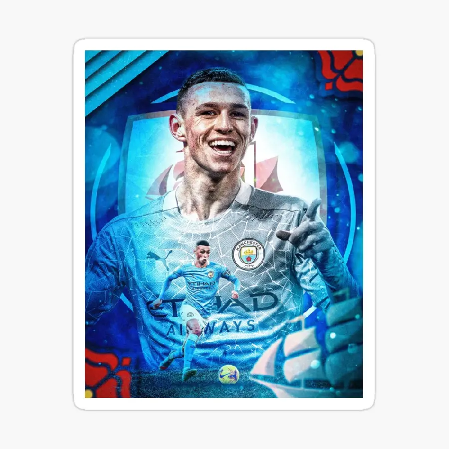 Phil Foden photo for banner printing
