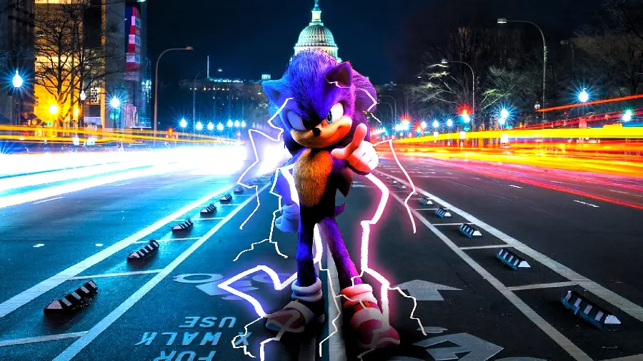 Download the new Sonic The Hedgehog 2 movie poster in high quality