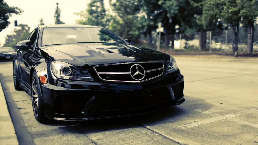 Black Mercedes Benz car wallpaper