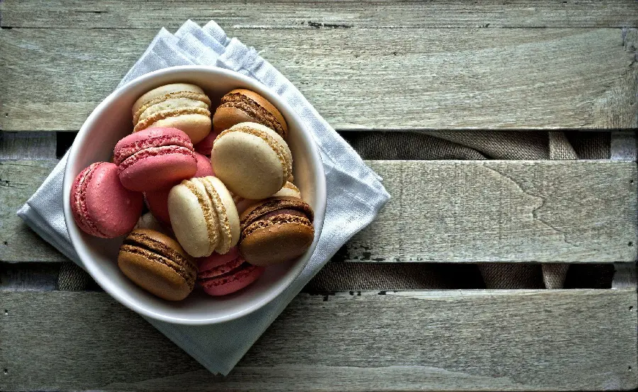 Delicious Expensive French Macaron Sweets Wallpaper