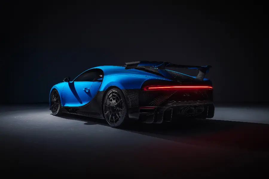 Background of the Bugatti Chiron for computer desktop wallpaper
