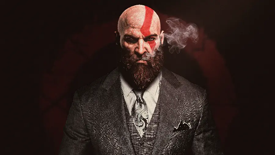 Photo of the popular character of the God of War game
