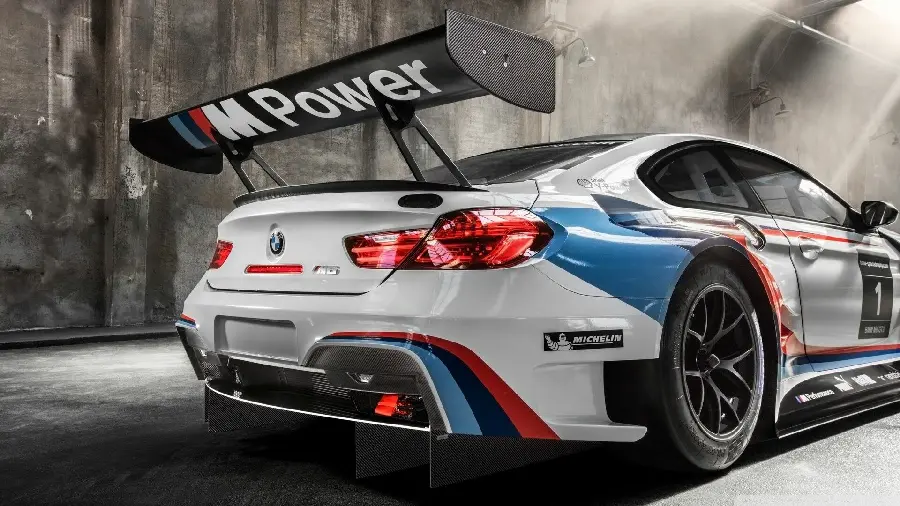 BMW racing and sports car stock photo for Photoshop background