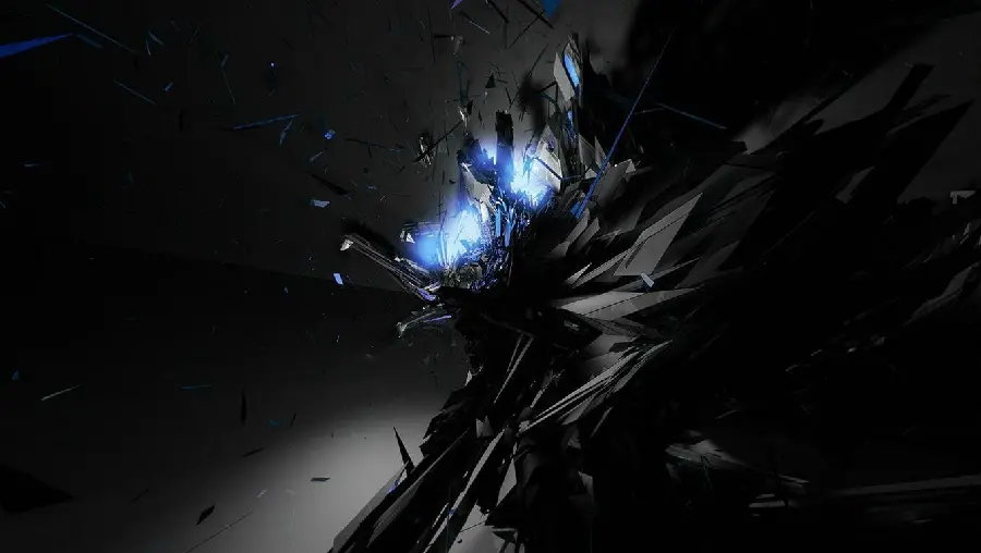 Wallpaper of space and modern design with theme Dark