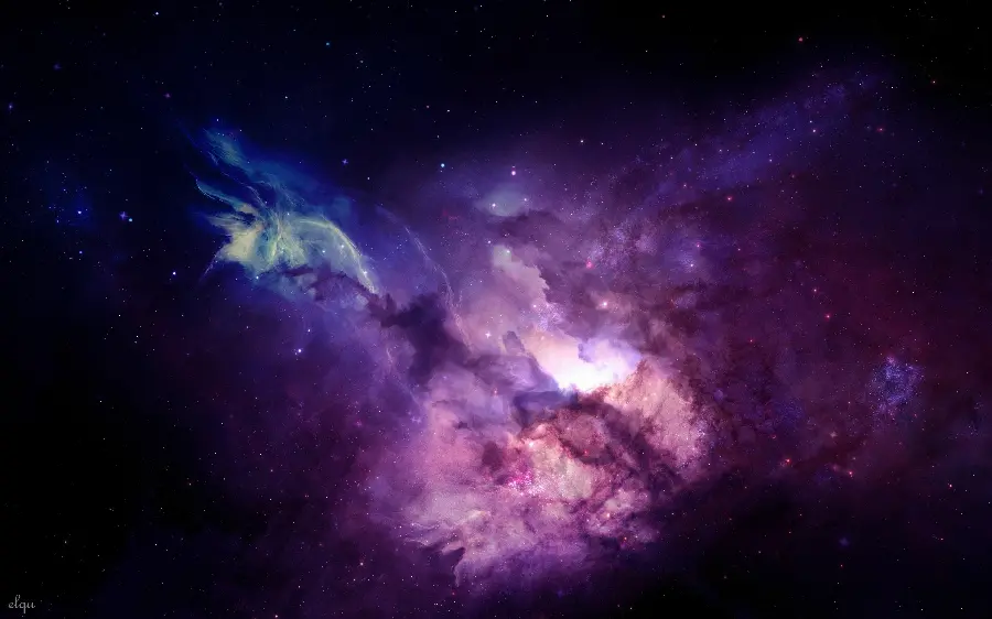 Beautiful wallpaper of space, stars and the Milky Way with very high quality