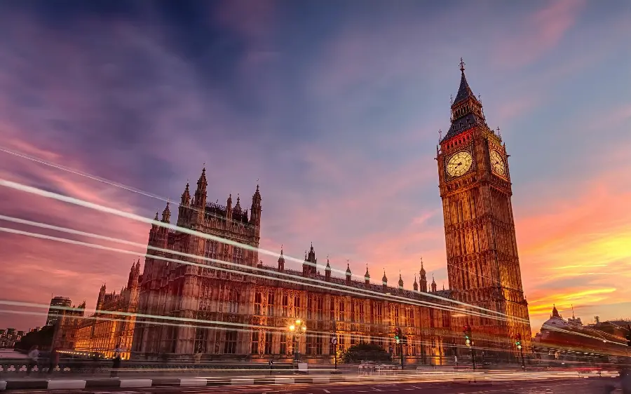 Photo of Times Street and the Clock Tower for the laptop background