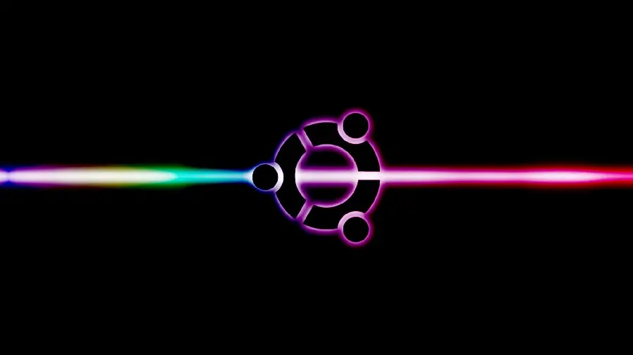 Attractive and spectacular wallpaper for Ubuntu Linux with Black background