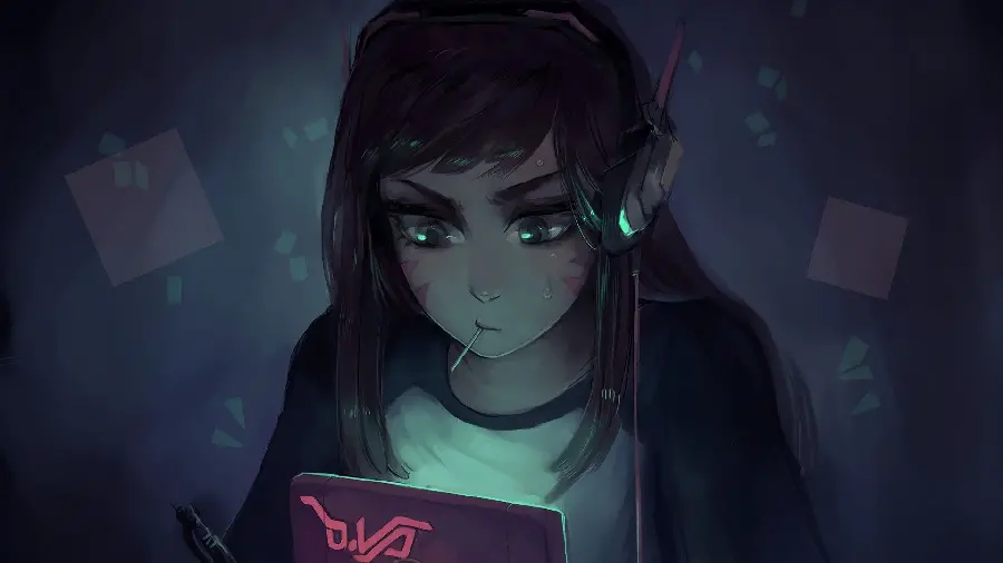 Gamer Girl Wallpaper for Windows