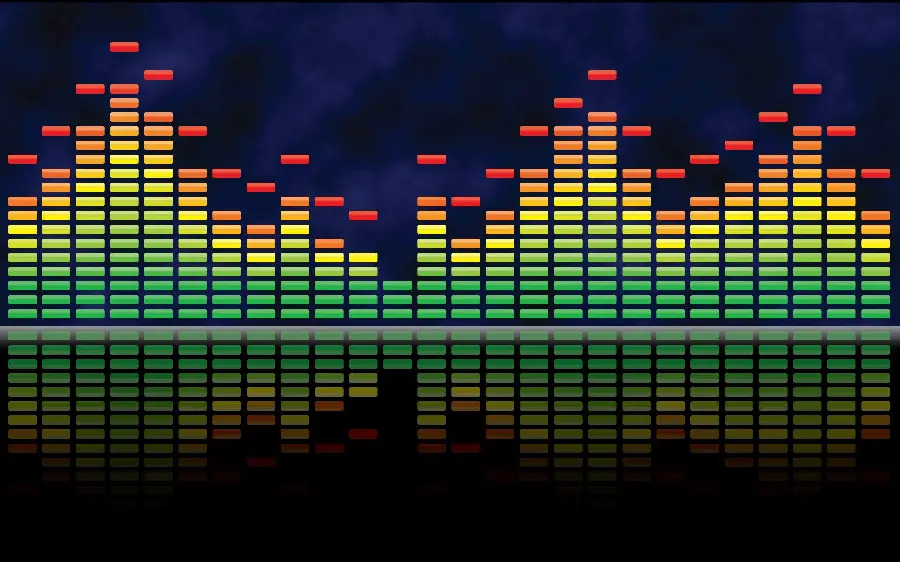A pure image of a beautiful equalizer in HD quality for laptop and computer backgrounds