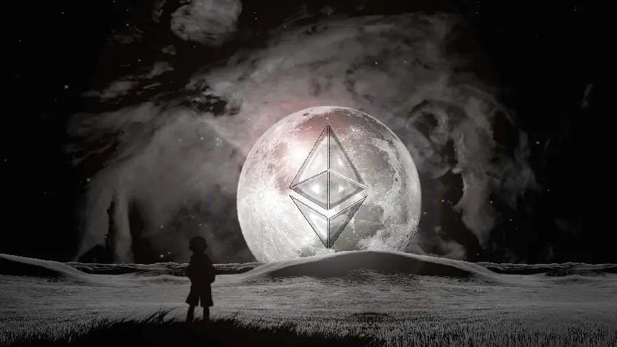 Ethereum ETH photo for printing on boards and chassis
