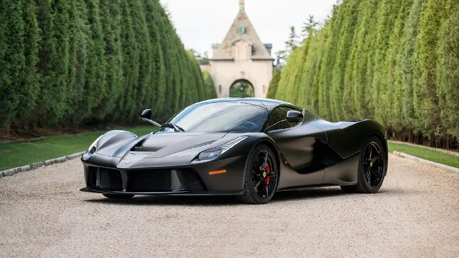 Black Ferrari LaFerrari car photo
