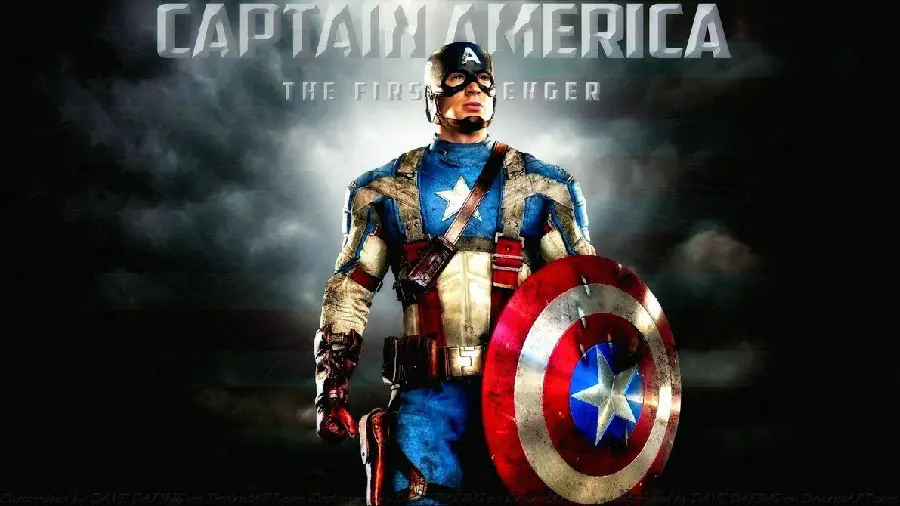 Chris Evans and Captain America profile photo for Telegram and other virtual networks