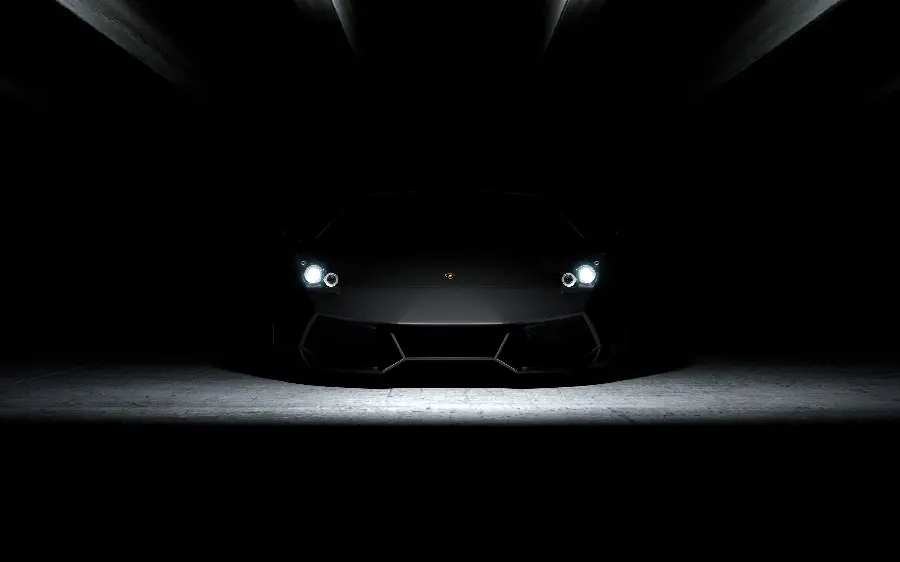Black and white fantasy wallpaper photo Cool for computer Lamborghini Aventador