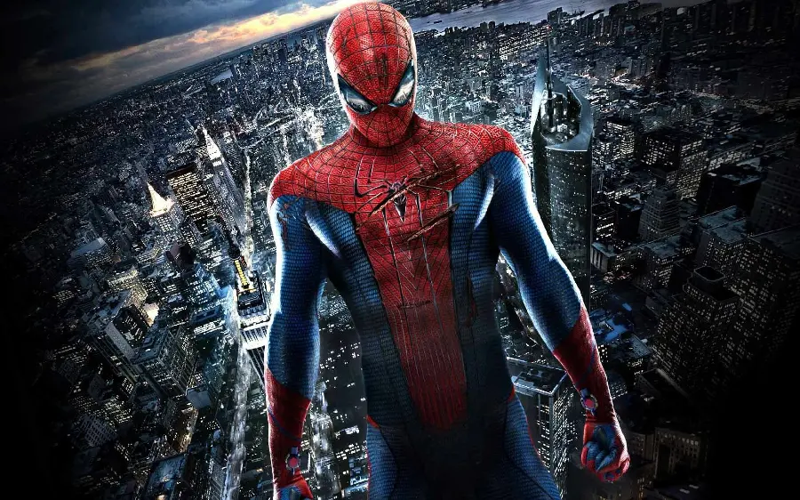 Spiderman Photo Over Los Angeles City in HD Quality