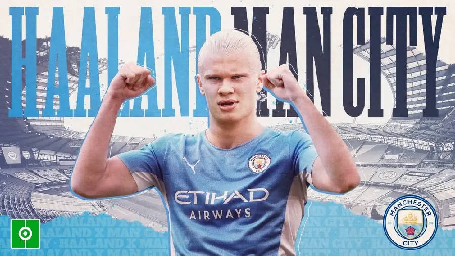 Erling Haaland in Manchester City