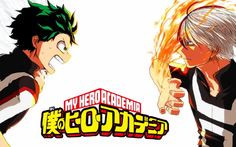 Photo of Pagoko and Shoto Todoroki, the main characters of the anime