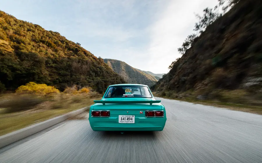 Wallpaper of the old and sporty model of the Japanese car Nissan, beautiful and powerful