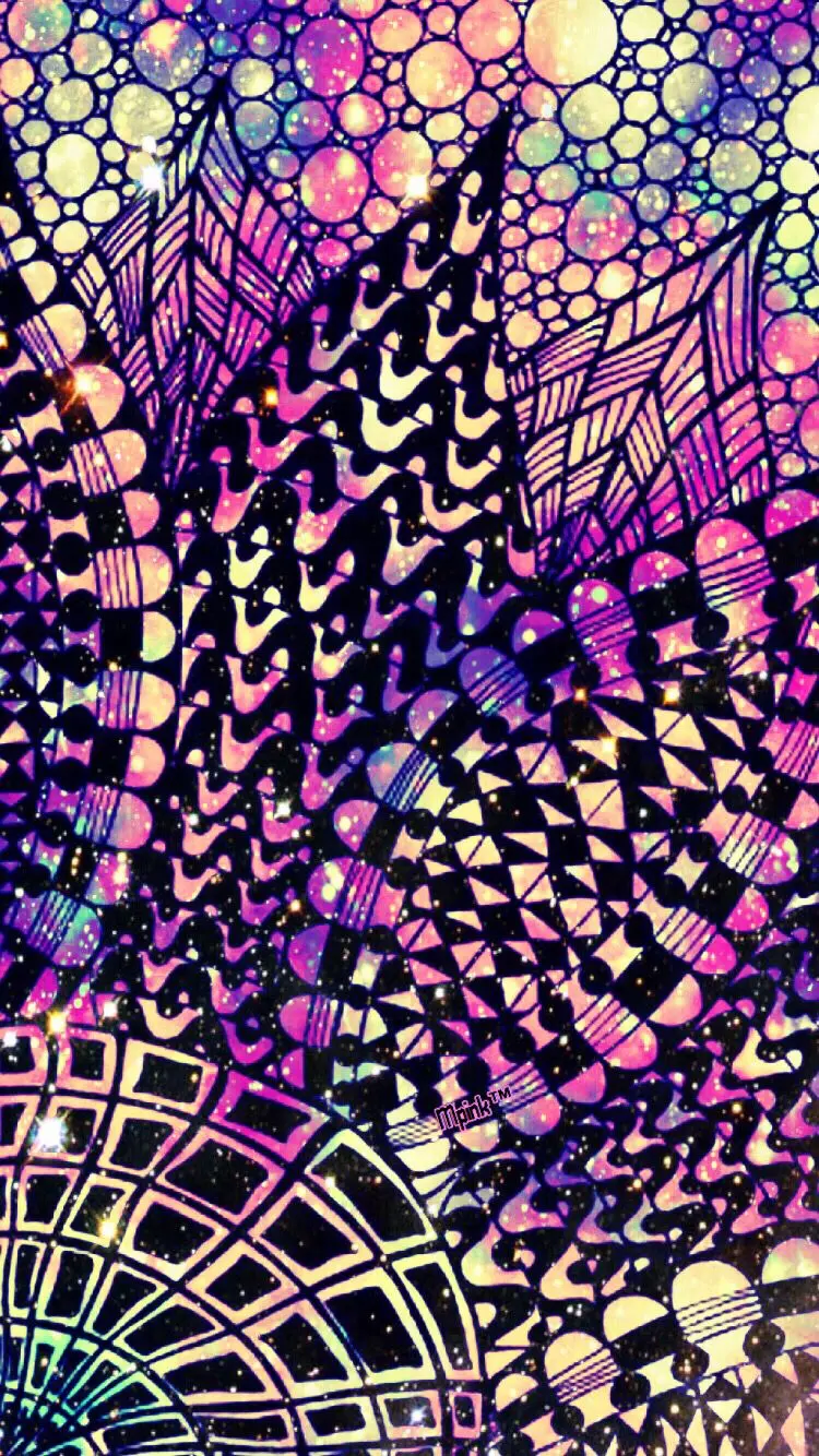 Download girly wallpaper with a feather design in a purple galaxy color for your phone
