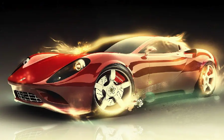 Fantasy Ferrari car photo for desktop