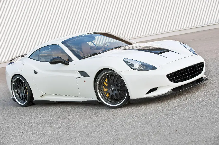 White Ferrari California Car Wallpaper for Computer Desktop