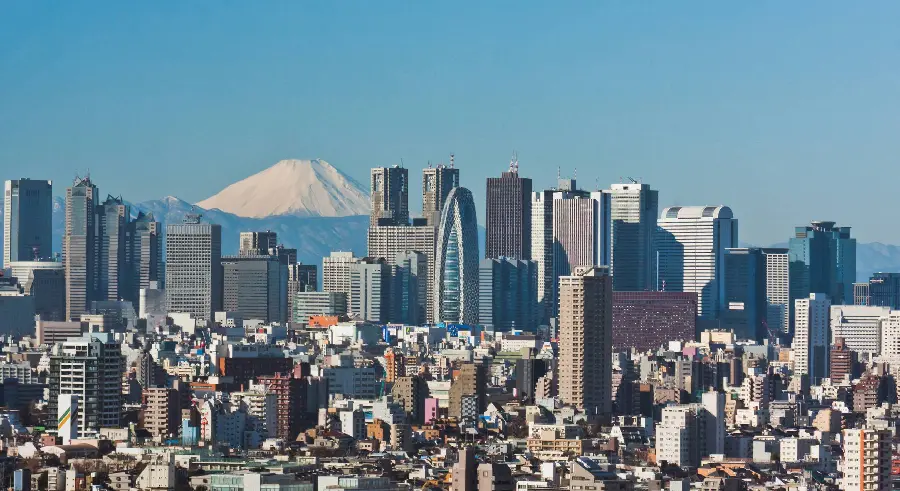 Photo of Tokyo, the capital of Japan, in high quality for wallpaper and background image