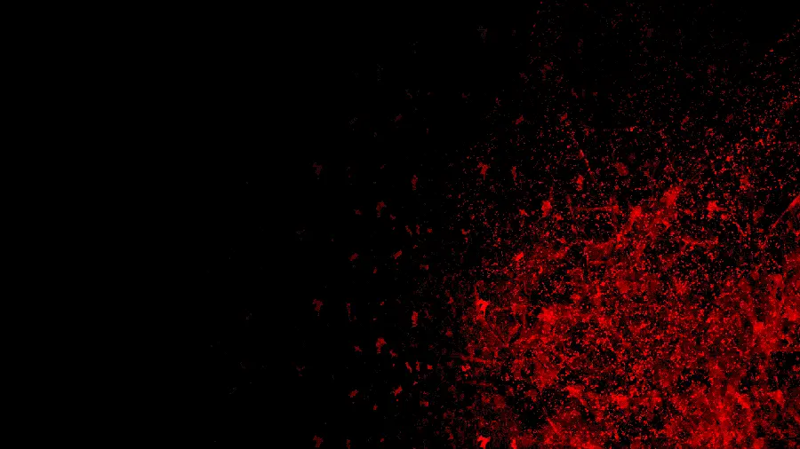 Red splash wallpaper with dark theme