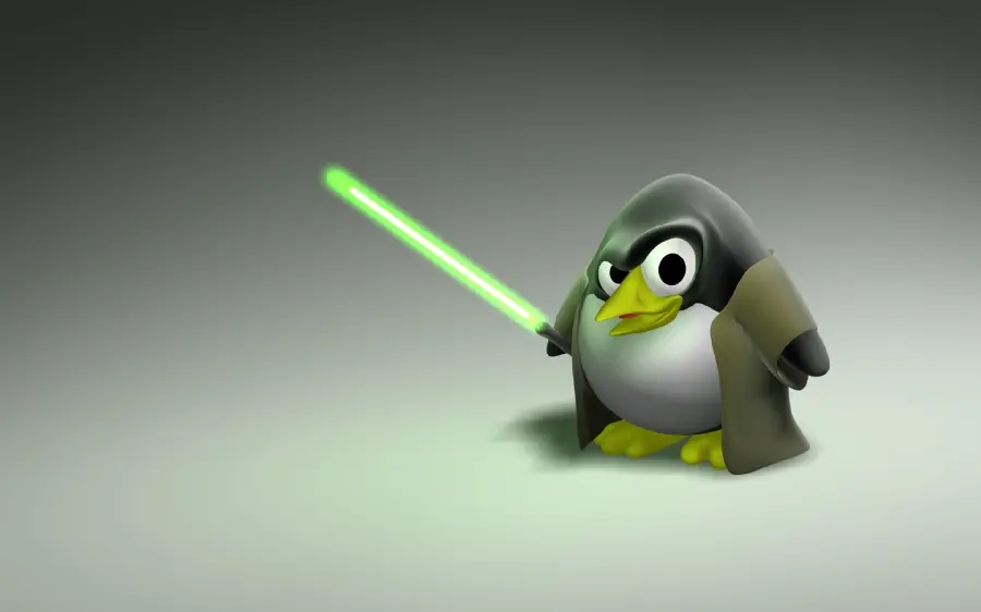 3D Penguin Wallpaper for Linux