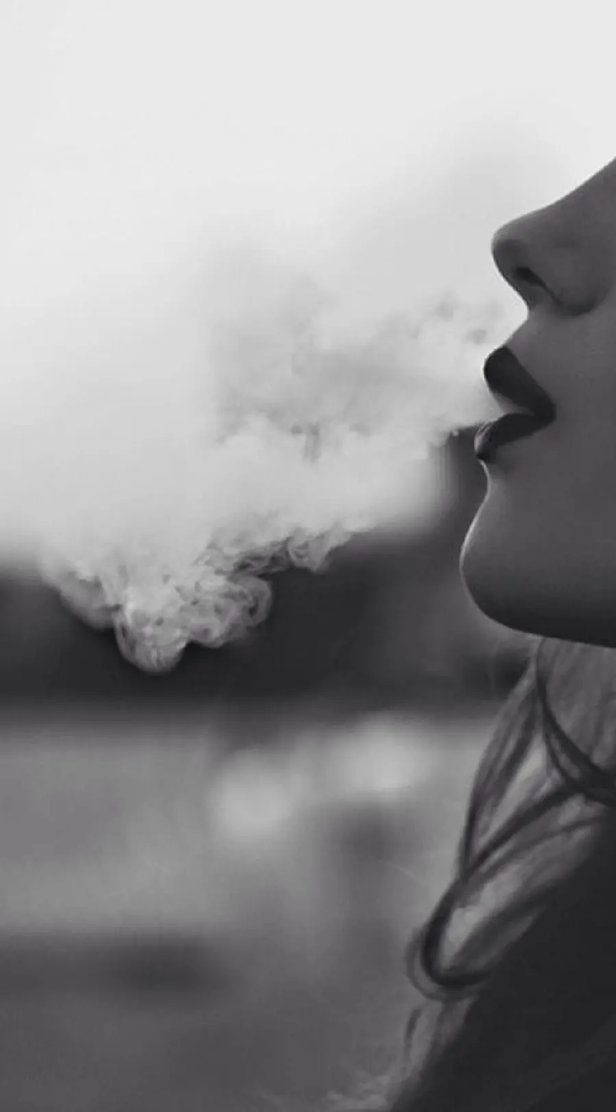 High quality black and white girl profile picture
