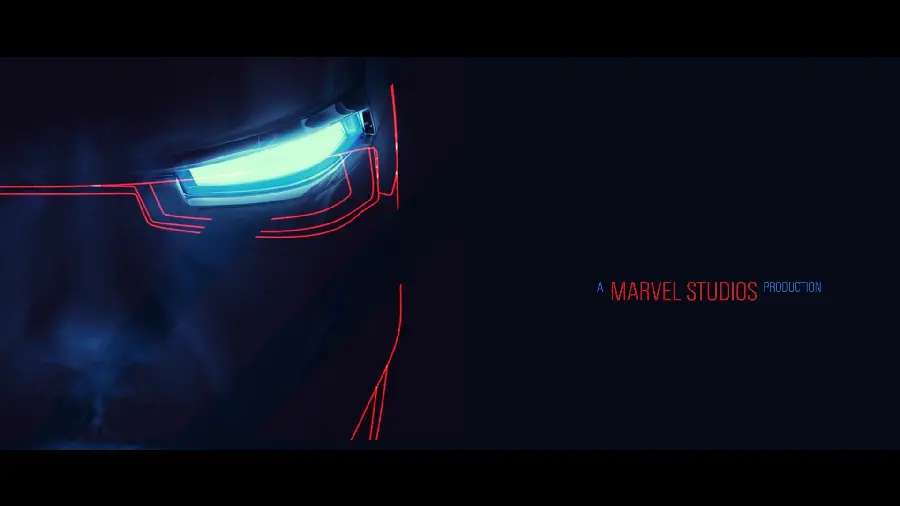 Photo of American superhero in the Iron Man movie starring Robert Downey Jr. as Tony Stark