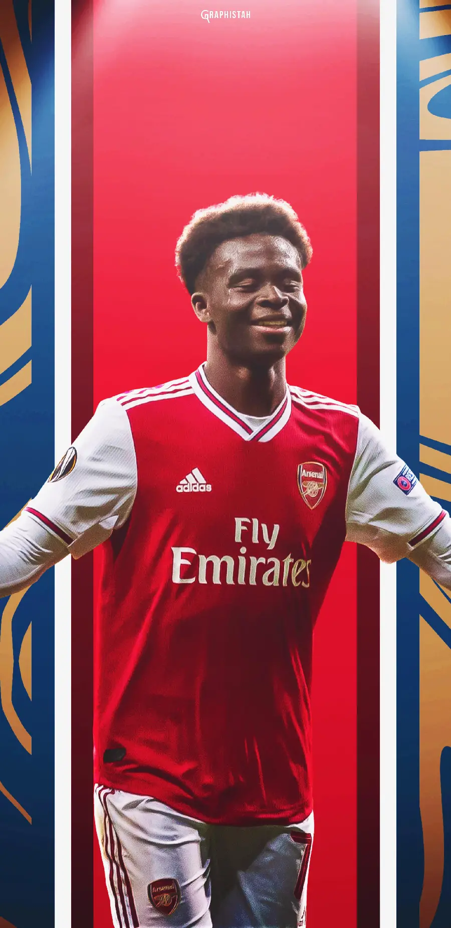 Bukayo Saka background image