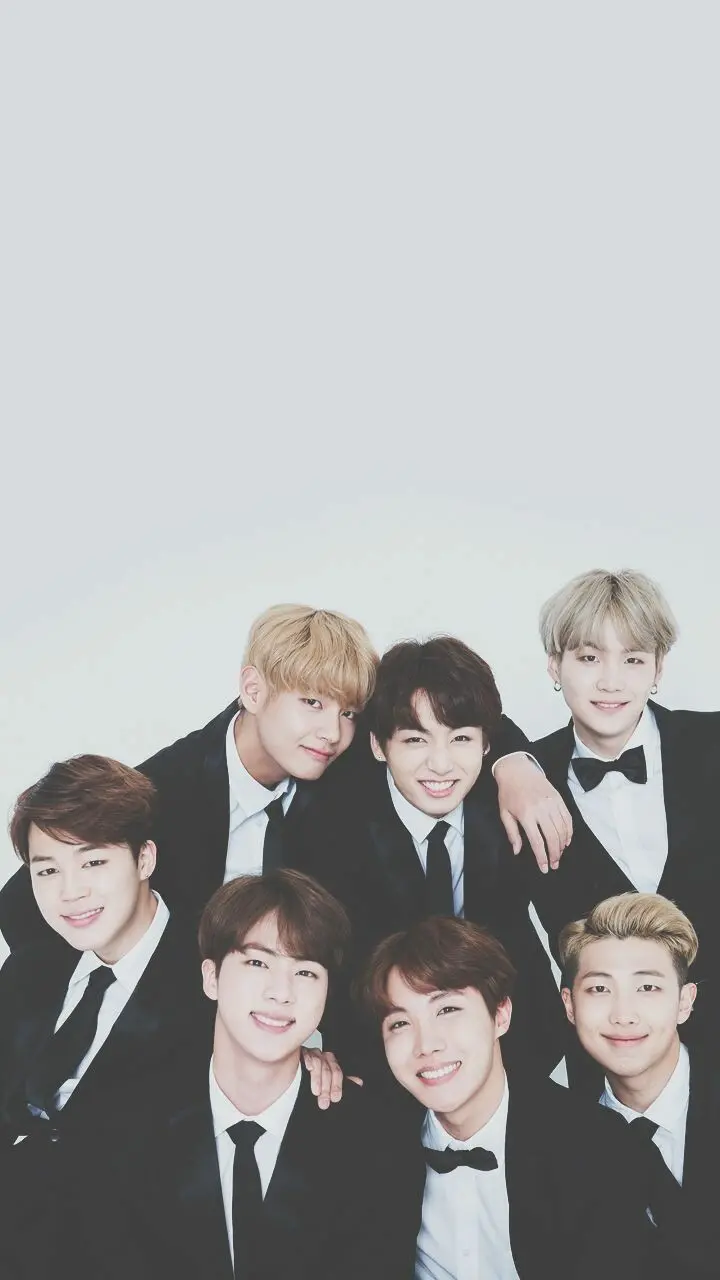 Wallpaper of the handsome boys of the BTS group for mobile