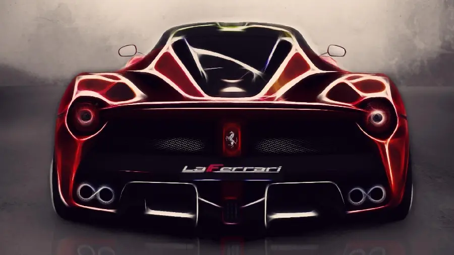 Car wallpaper for computer Ferrari LaFerrari tuning