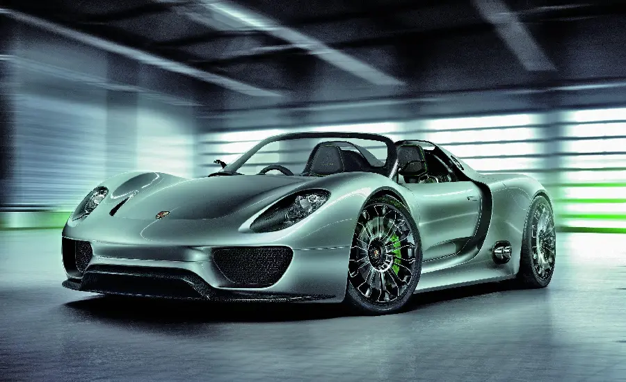 Car wallpaper for computer of the Porsche 918 Spider