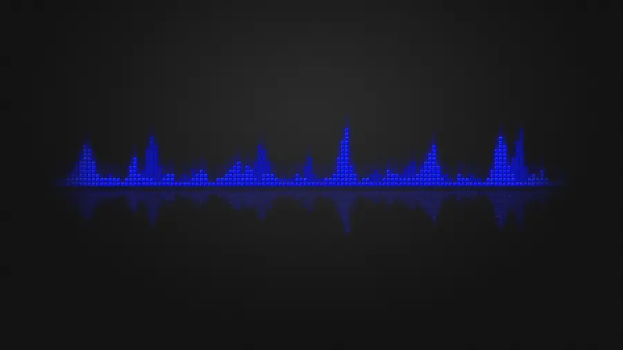 Download Blue Music Equalizer Design Image