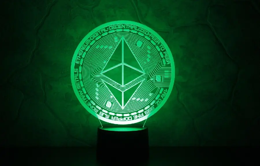 Ethereum Blockchain Background for InterestIgnorant of technology and cryptocurrency and virtual money