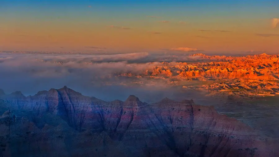 Incredibly captivating photo of Badlands National Park at sunset