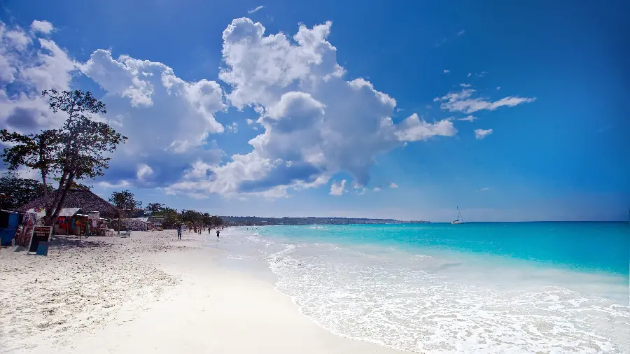 Amazing natural landscapes of the beautiful islands of Jamaica
