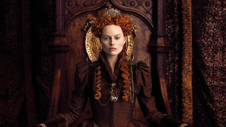 New photo of Margot Robbie in the movie Alice in Wonderland with red hair