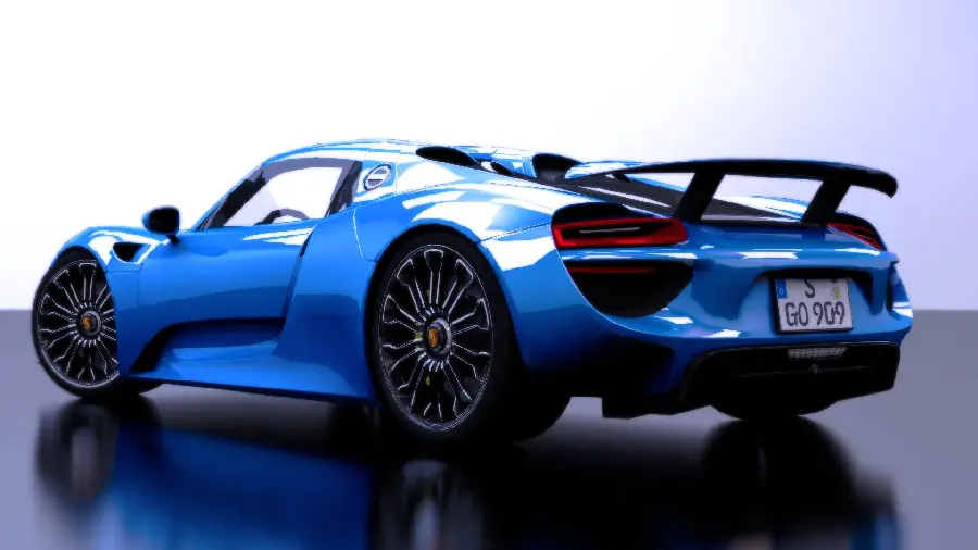 New image of the Porsche 918 Spyder prototype in HD quality