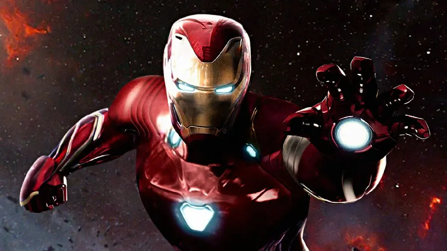 Photo of the character Iron Man in the Avengers film series for printing on a banner