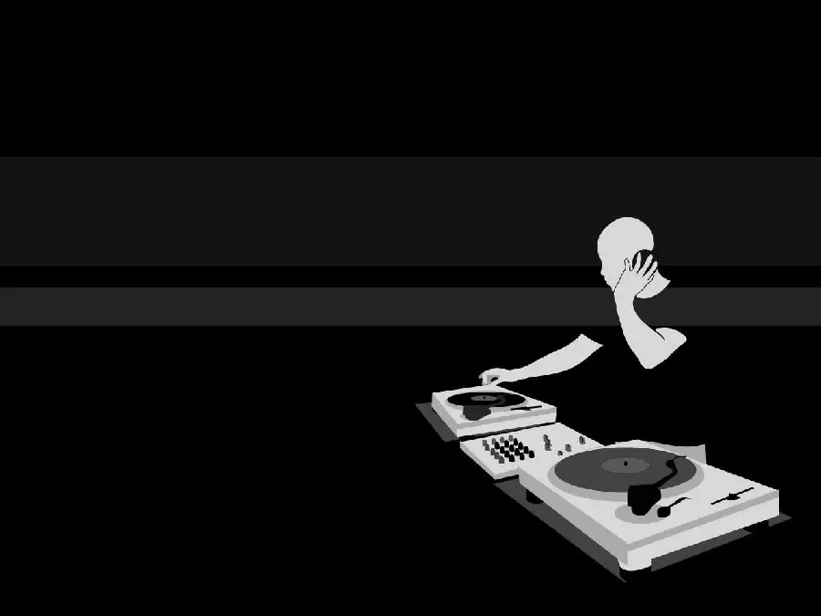 Wallpaper and background of DJ device with black and special background