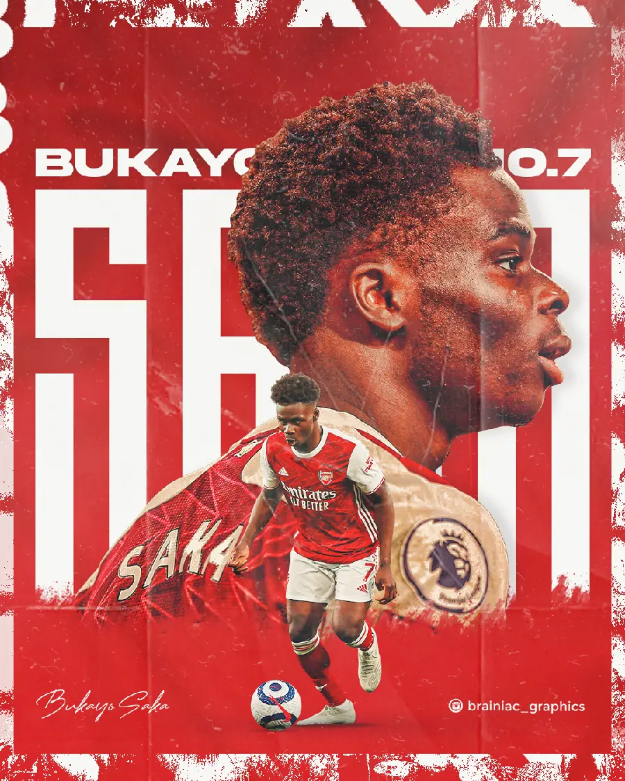 Bukayo Saka profile picture for Telegram