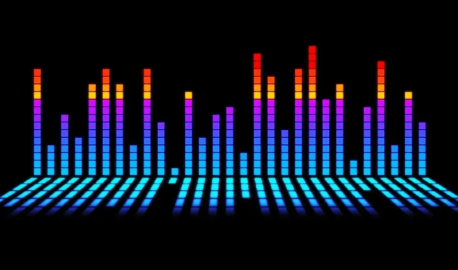 Download computer equalizer photo for background music
