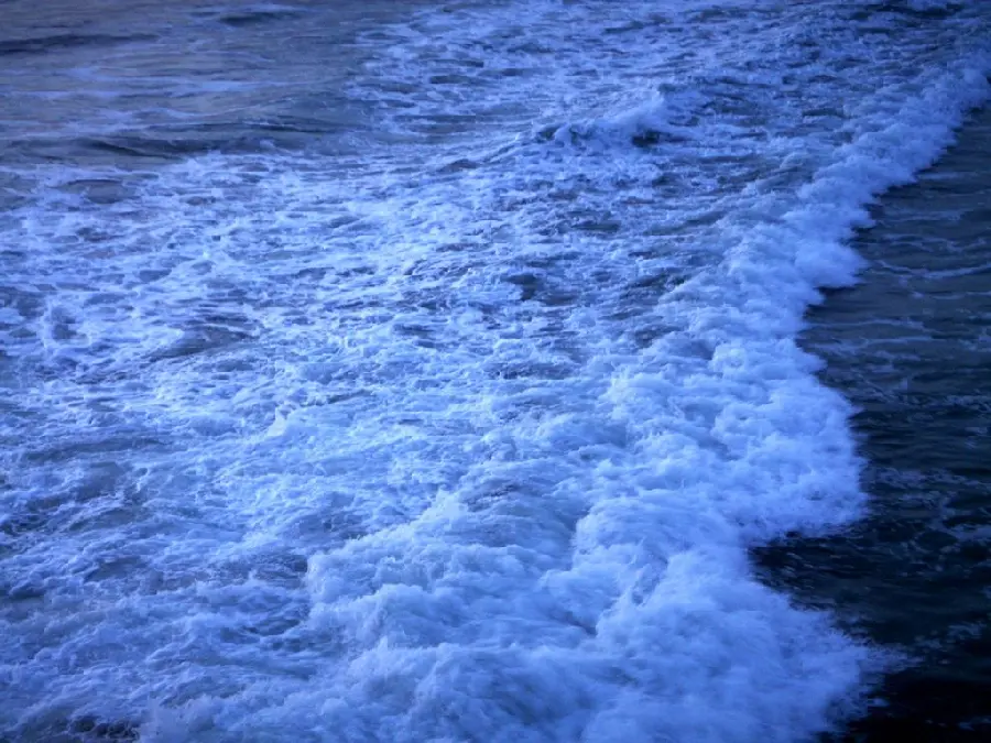 Spectacular image of blue ocean waves on the beach Close up with great quality for Instagram profile and post and story