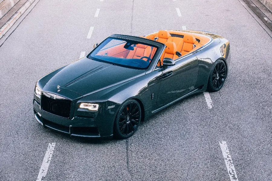 Attractive and spectacular Rolls Royce car photo without a roof